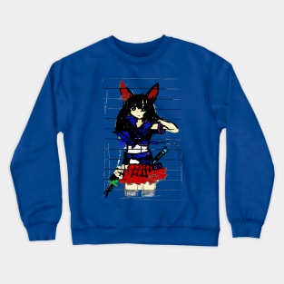 Manga Girl Crewneck Sweatshirt